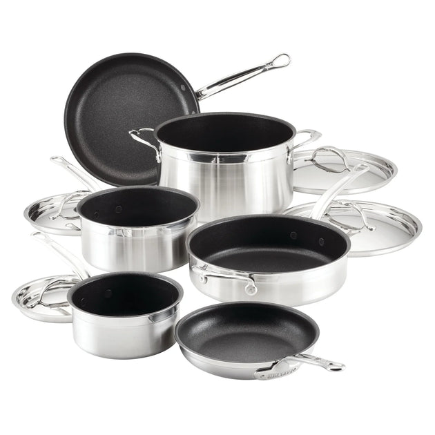 Professional Clad Stainless Steel Ultimate Set, 10-piece – Hestan