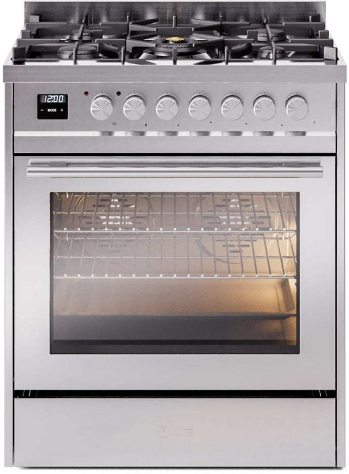 Ilve 30'' Professional Plus II Dual Fuel Natural Gas Range