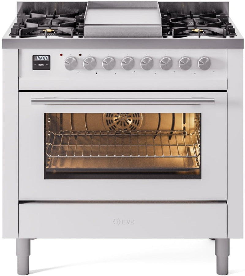 Ilve 36'' Professional Plus II Liquid Propane Range