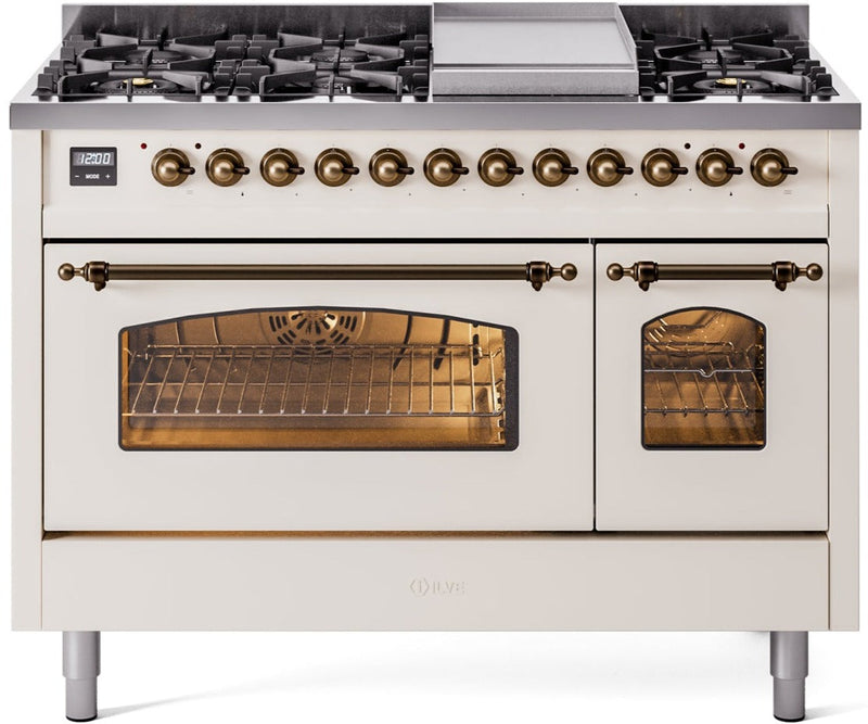 Ilve 48'' Nostalgie II Dual Fuel Liquid Propane Range