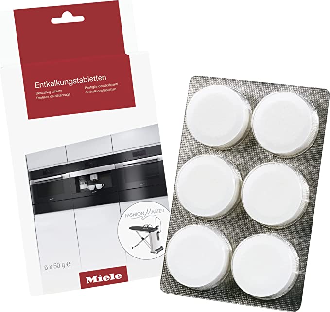Miele Coffee & Steam Oven System Descaling Agent, 6 Pack