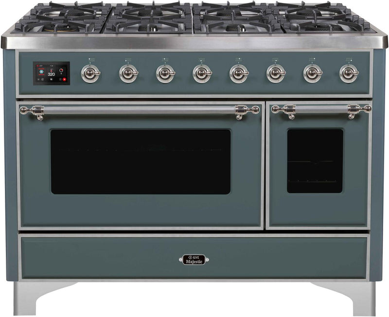 Ilve 48'' Majestic II Dual Fuel Liquid Propane Range