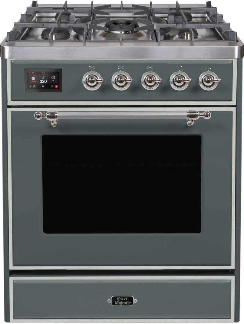 Ilve 30'' Majestic II Dual Fuel Liquid Propane Range
