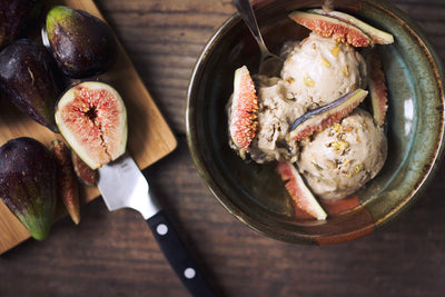 Summer Sizzlers - Chef Luis's Smoked Figs with Balsamic Vinegar & Ice Cream