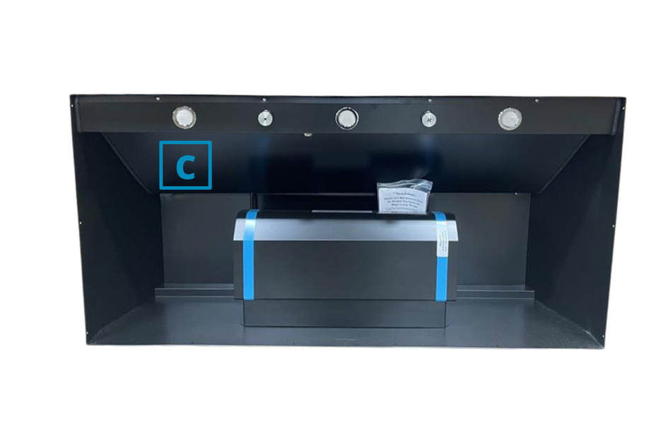 VentAHood 46" Black Wall Mounted Liner Insert