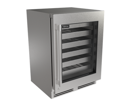 Perlick G5 Luxe 24" Premium Glass Door Dual Zone Wine Reserve