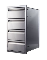 Memphis 15" Four Drawer Stack