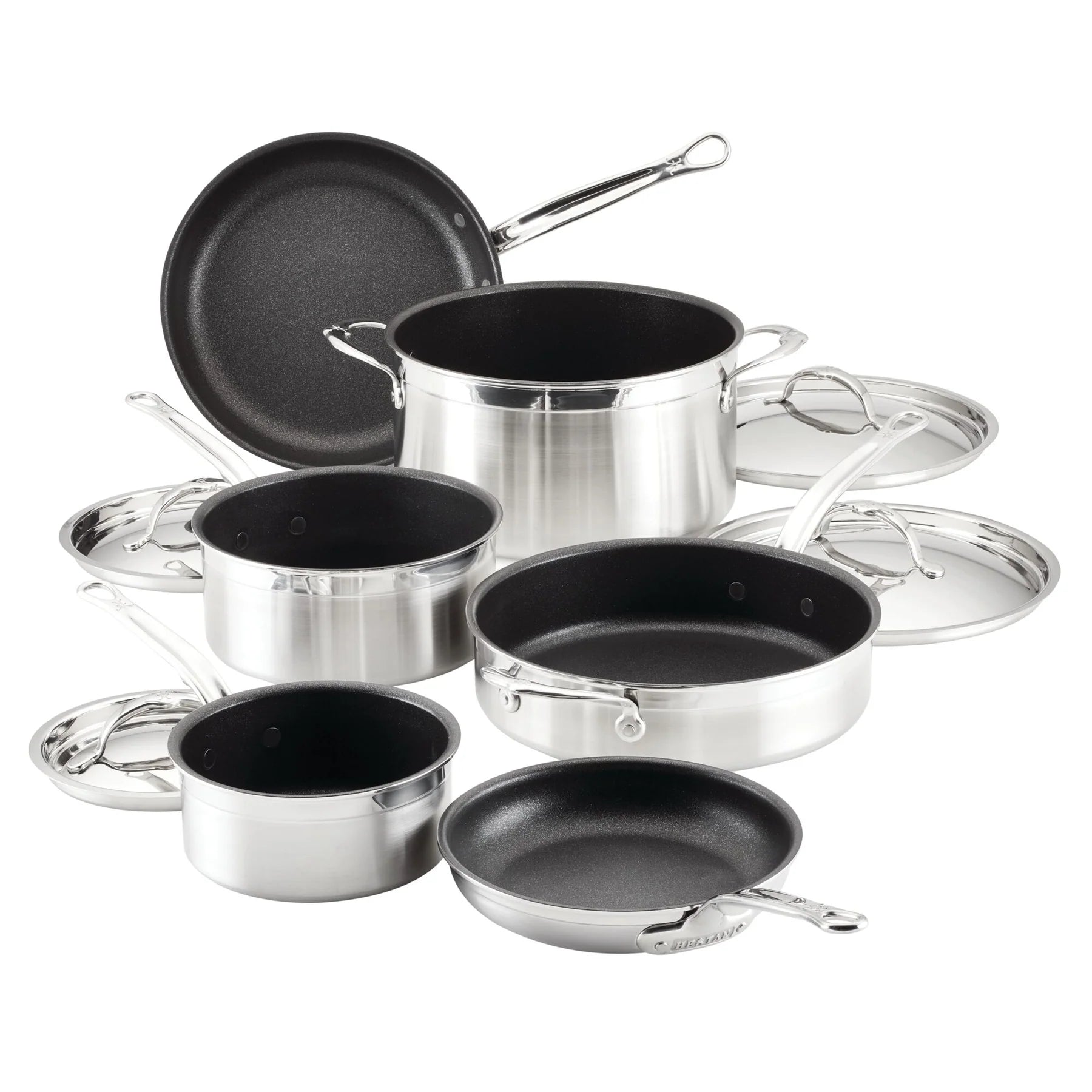 10-Piece Stainless Steel Cookware Set – PotsandPans