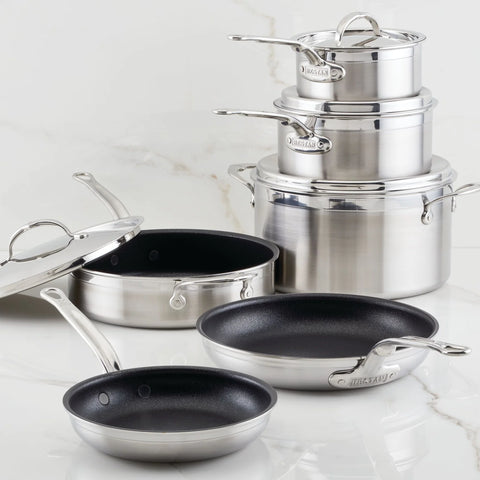 Hestan ProBond Professional Clad 10pc Stainless Steel Cookware Set