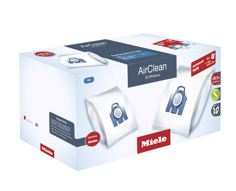 Miele GN Dustbags & HA30 Filter Performance AirClean 3D Pack
