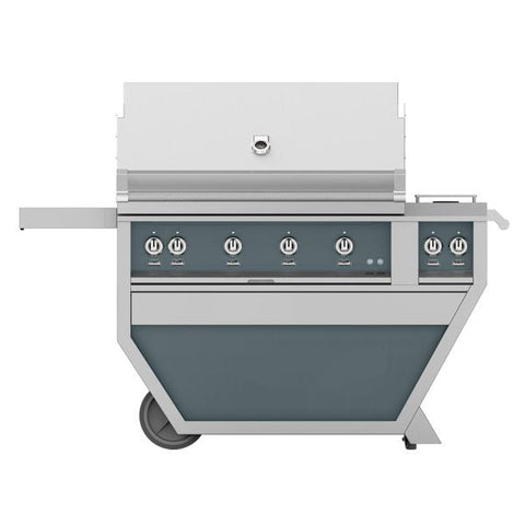 Hestan 42" Deluxe Grill with Double Side Burner