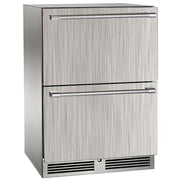 Perlick 24" Signature Series Marine Grade Dual-Zone Freezer/Refrigerator Drawers