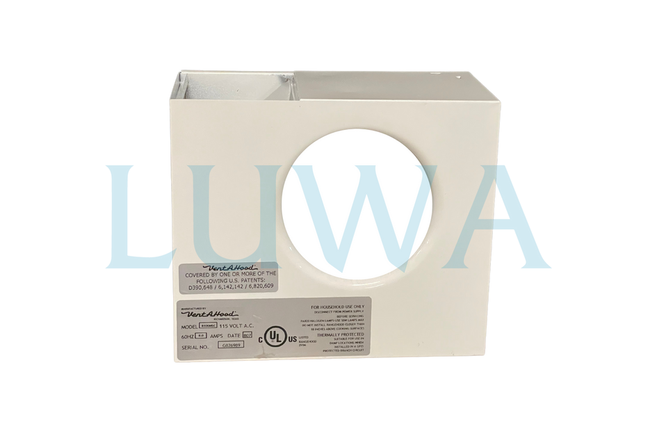 VentAHood B100, Blower Housing P1029E