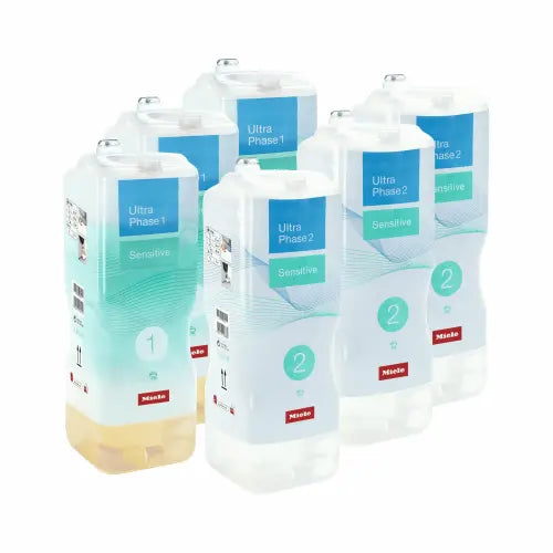 Miele UltraPhase 1 and 2 Sensitive Half-year Reserve Detergents