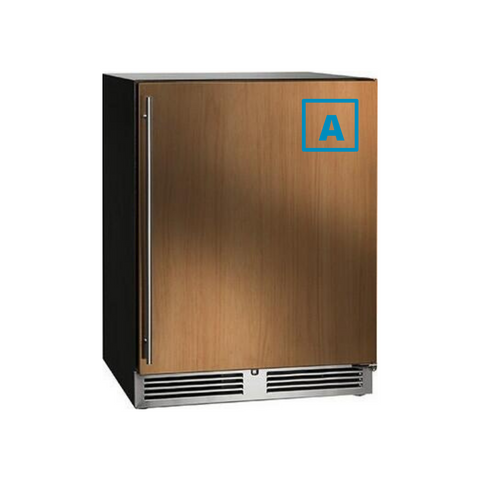 Perlick ADA-Complaint 24" Undercounter Refrigerator Right Hinge Panel Ready